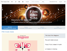 Tablet Screenshot of filmmusicsite.com